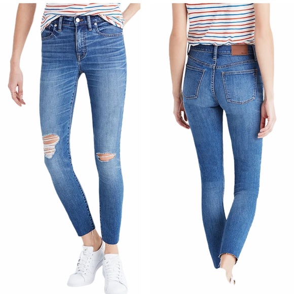 Madewell high rise skinny crop jeans - Picture 2 of 14